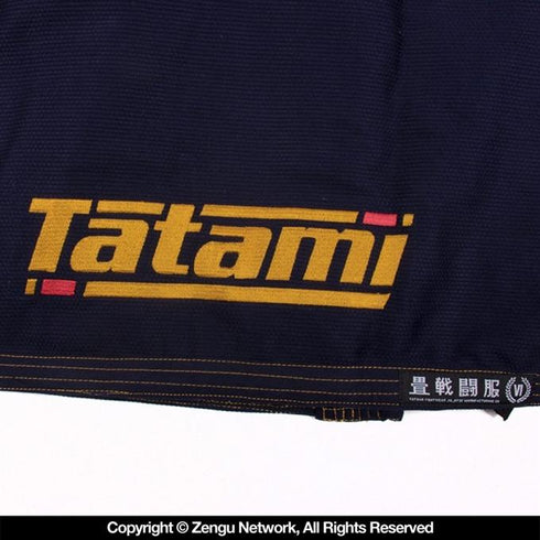 Tatami Estilo 6.0 Jiu Jitsu Gi - Navy/Gold-11